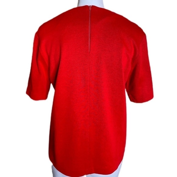 Vintage Graff Cardigan Set in Red Christmas Size Medium - Picture 6 of 9